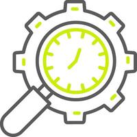 Search Polished Tech Badge vector