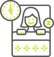 Sleepless Functional Web Symbol vector