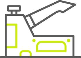 Staple Gun Polished Interface Symbol vector