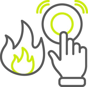 alarma personalizado tecnología Insignia vector