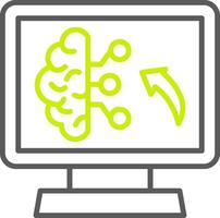 Artificial Custom Interface Symbol vector