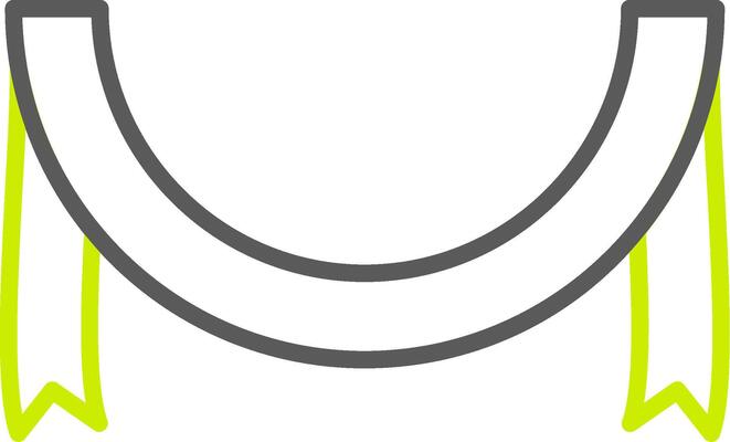 Circle Ribbon Artistic UI Component