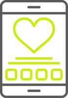 Dating App NextGen Web Graphic vector
