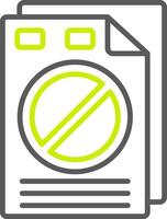 Letter Streamlined App Object vector