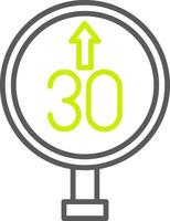 Speed Limit Elegant App Object vector