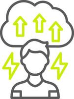 Career Custom Interface Symbol vector