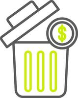 Trash Dynamic Web Graphic vector