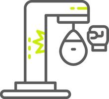 Boxing Machine Advanced Design Token vector