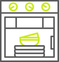 Cabinet Simple Web Tag vector