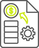 Cost Professional Line Mark vector