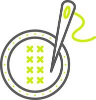 Cross Stitch Polished UX Asset vector
