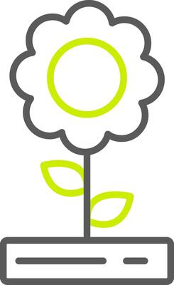 Flower Neon Grid Feature