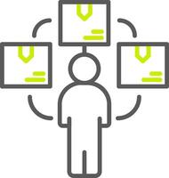 Job Highlighted UX Stamp vector