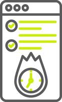 Deadline Elegant Tech Badge vector