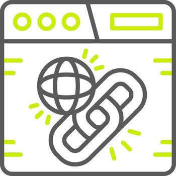 Link Responsive Grid Visual vector