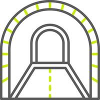 Tunnel Elegant Visual Mark vector