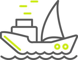 Ship Streamlined App Object vector