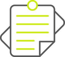 Sticky Notes Optimized Design Token vector