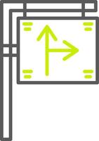 Trafic Sign Dynamic Web Graphic vector