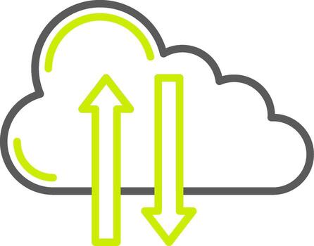 nube tecnología optimizado web gráfico vector