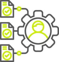 Data Management Abstract App Mark vector