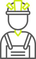 Worker Custom Creative Piece vector