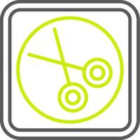 Cut Abstract App Mark vector