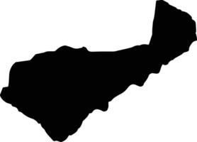 Mocha Ecuador silhouette map vector