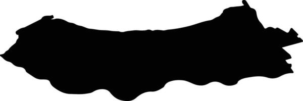 Moerdijk Netherlands silhouette map vector
