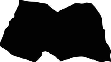 Mogolo Eritrea silhouette map vector
