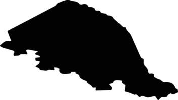 MONAGHAN LEA 7 Ireland silhouette map vector
