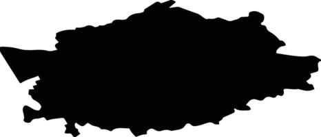 Moshkovsky District Russia silhouette map vector