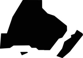 Mosman Park Australia silhouette map vector