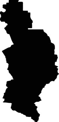 Mostovsky District Russia silhouette map