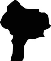 Murgul Turkey silhouette map vector