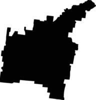 Murweh Australia silhouette map vector