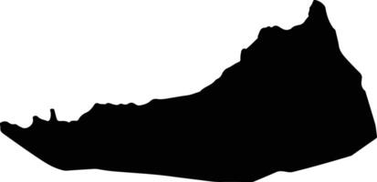 Mutsamudu Comoros silhouette map vector