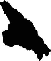 Mwala Kenya silhouette map vector