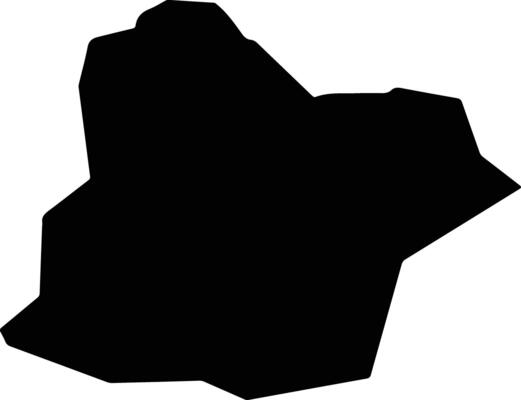 Nadur Malta silhouette map