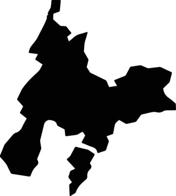Nagaoka Japan silhouette map
