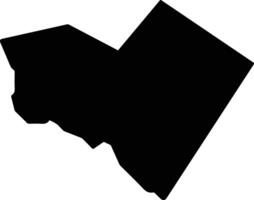 Nagasu Japan silhouette map vector