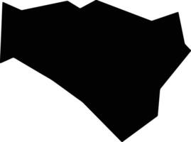 Nanee Liberia silhouette map vector