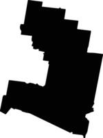 Narrandera Australia silhouette map vector