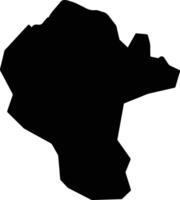 Naxxar Malta silhouette map vector