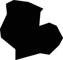 Neba Japan silhouette map vector