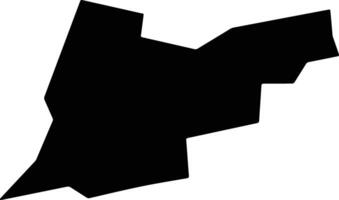 Nehexian China silhouette map vector