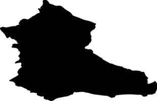 Nes nor Norway silhouette map vector