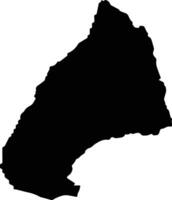 Nesodden nor Norway silhouette map vector