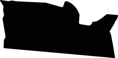 Ngellau Palau silhouette map vector