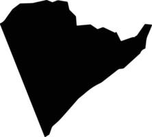 Ngerdelolk Palau silhouette map vector